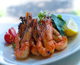 Coastal cuisine of Montenegro - Shrimps