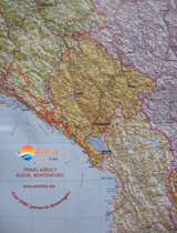 Excursion map - Medjugorje