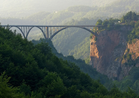 Bridge across the river Tara, Montenegro