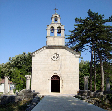 Church on Cipur, Cetinje, Montenegro