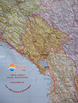 Excursion map - Albania