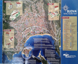 Budva - City map
