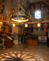 Moraca Monastery inside