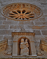 The island of Our Lady of the Rock Rosette
